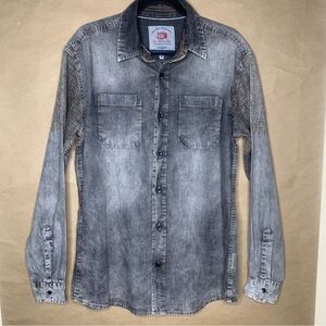 Tailored Recreation Casual Distressed Long Sleeve Shirt
